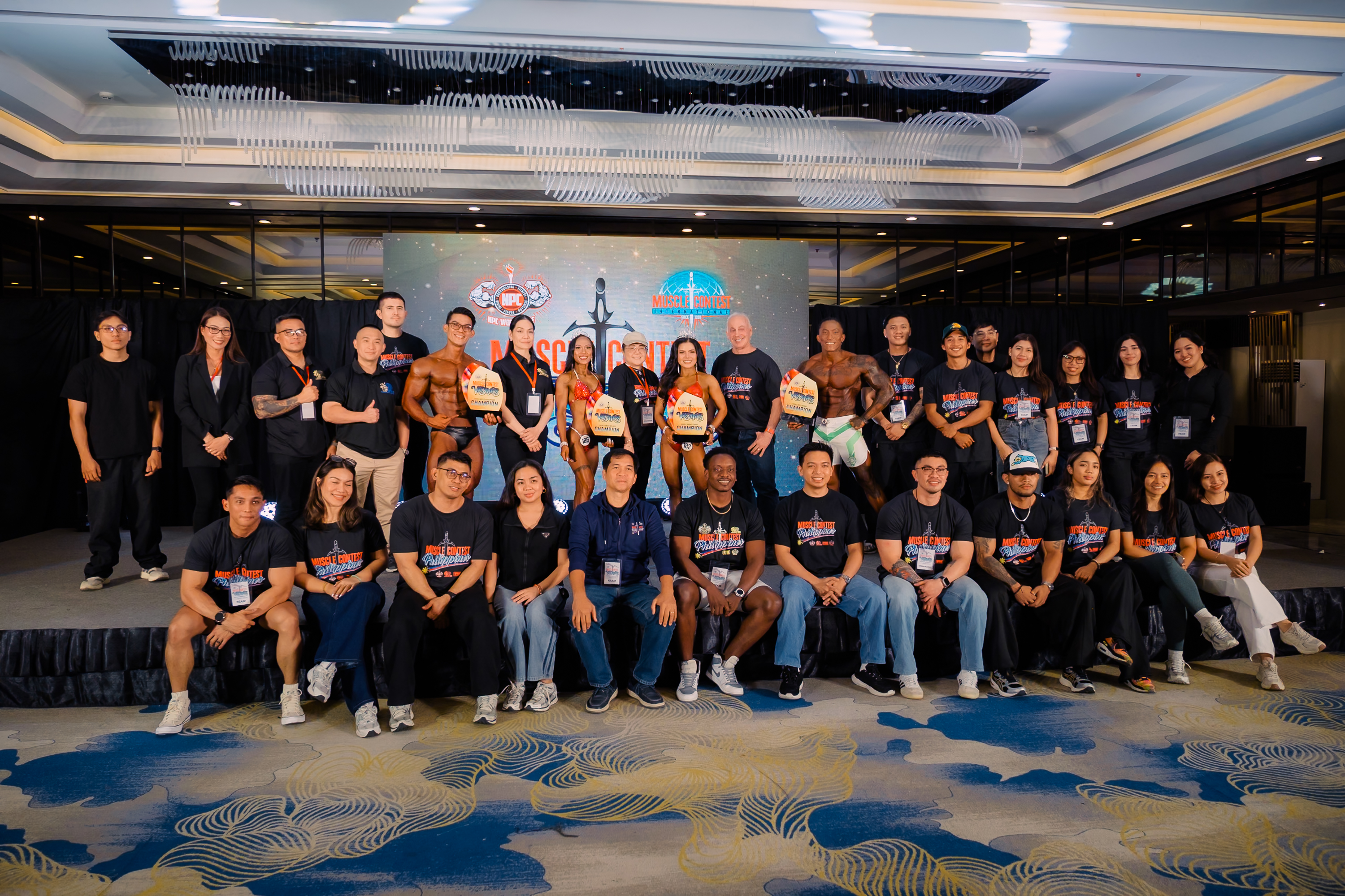 Musclecontest Philippines stage team