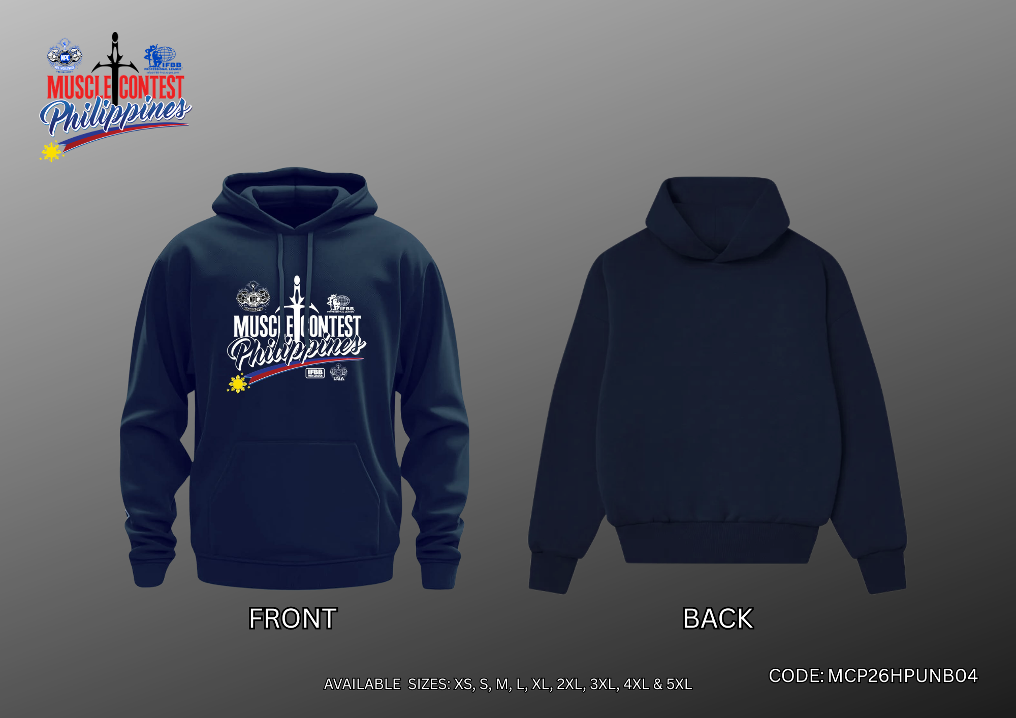 JACKET PULL UP HOODIE (NAVY BLUE)